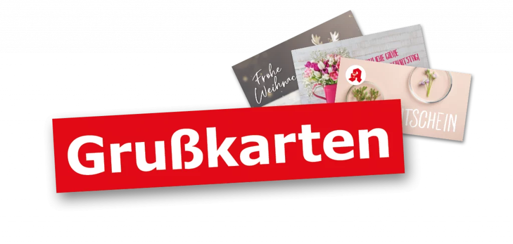 Grußkarten und Gutscheine für Apotheken