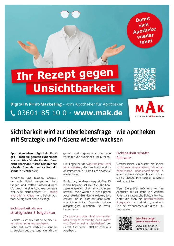 AWA Anzeige: Ihr Rezept gegen Unsichtbarkeit