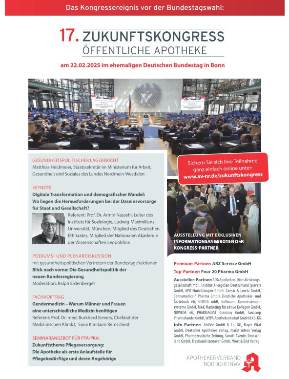 Zukunftskongress öffentliche Apotheke