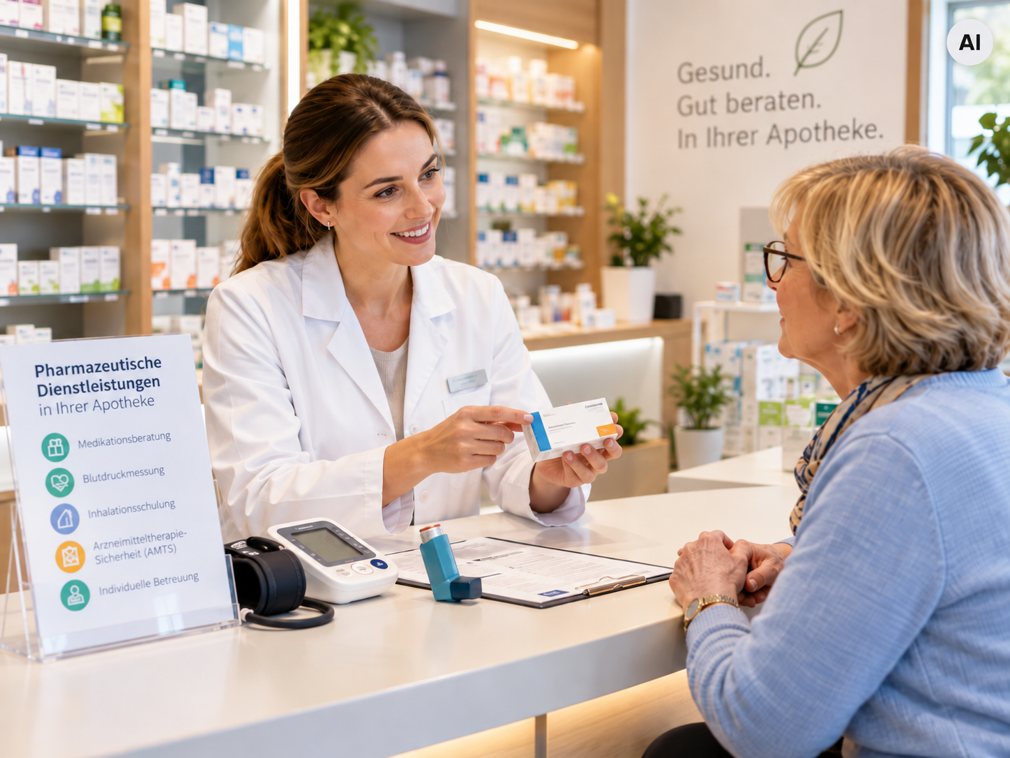 Pharmazeutische Dienstleistungen in der Apotheke