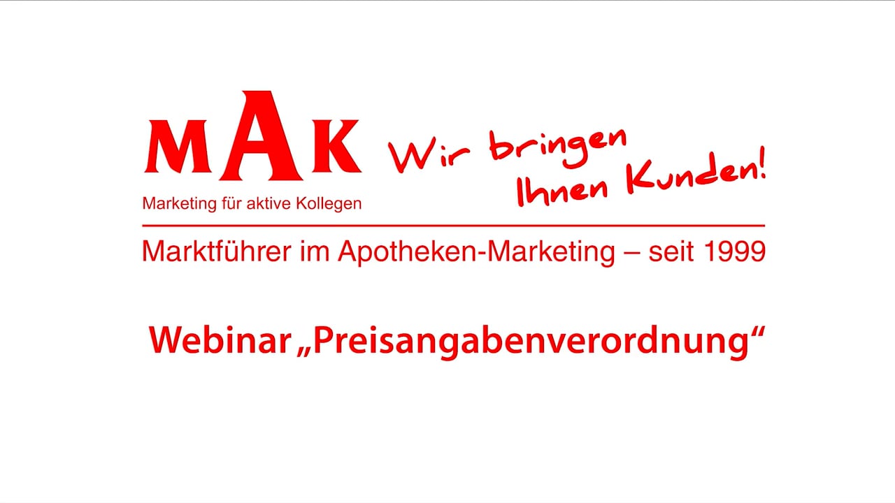 Webinar Preisangabenverordnung